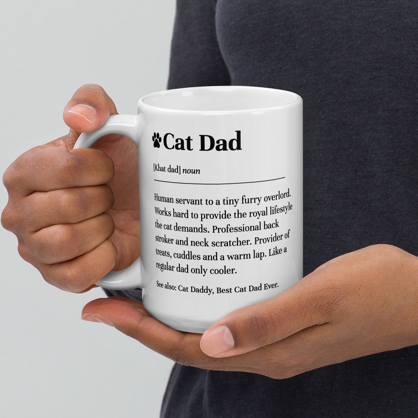 Cat Dad Definition Mug - Hi Doggi