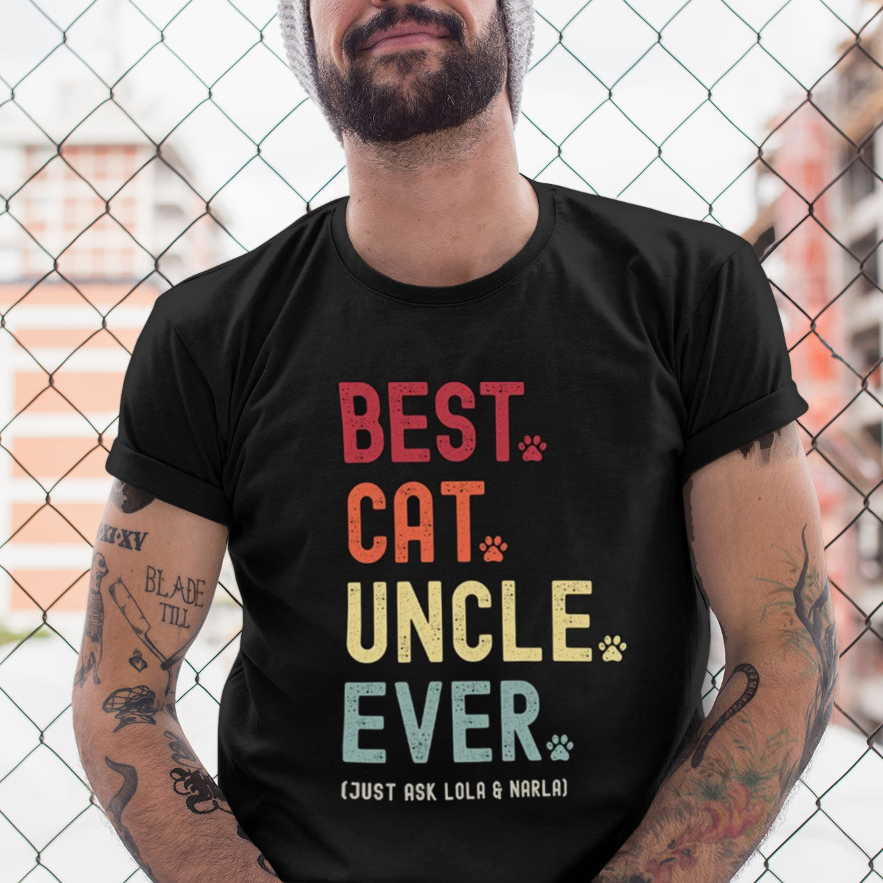 Cat Uncle Just Ask Shirt