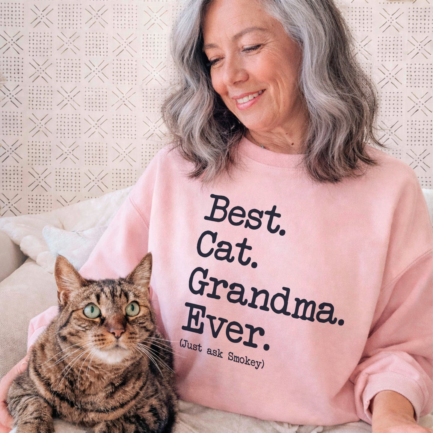 Cat Grandma Type Sweatshirt
