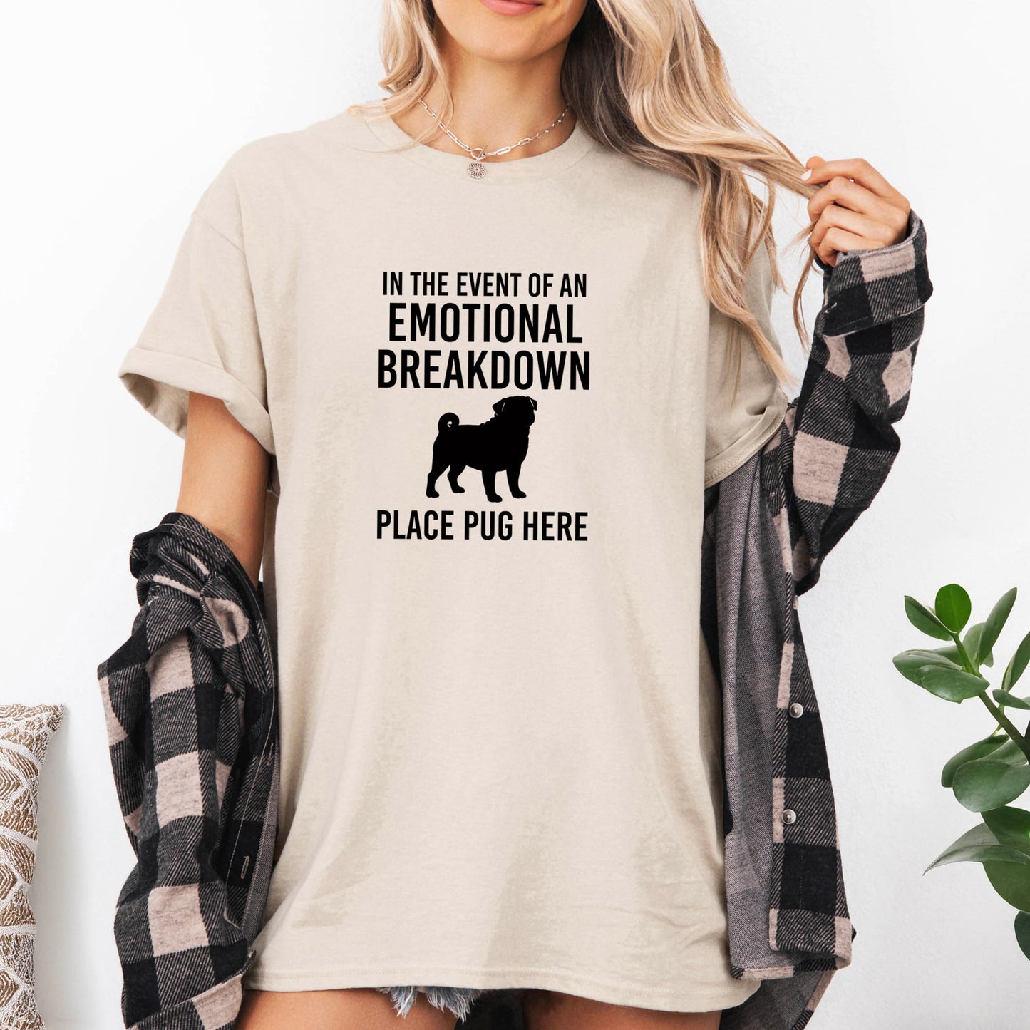 Pug Emotional Breakdown Shirt