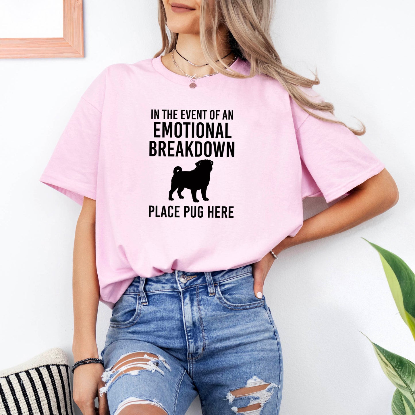 Pug Emotional Breakdown Shirt