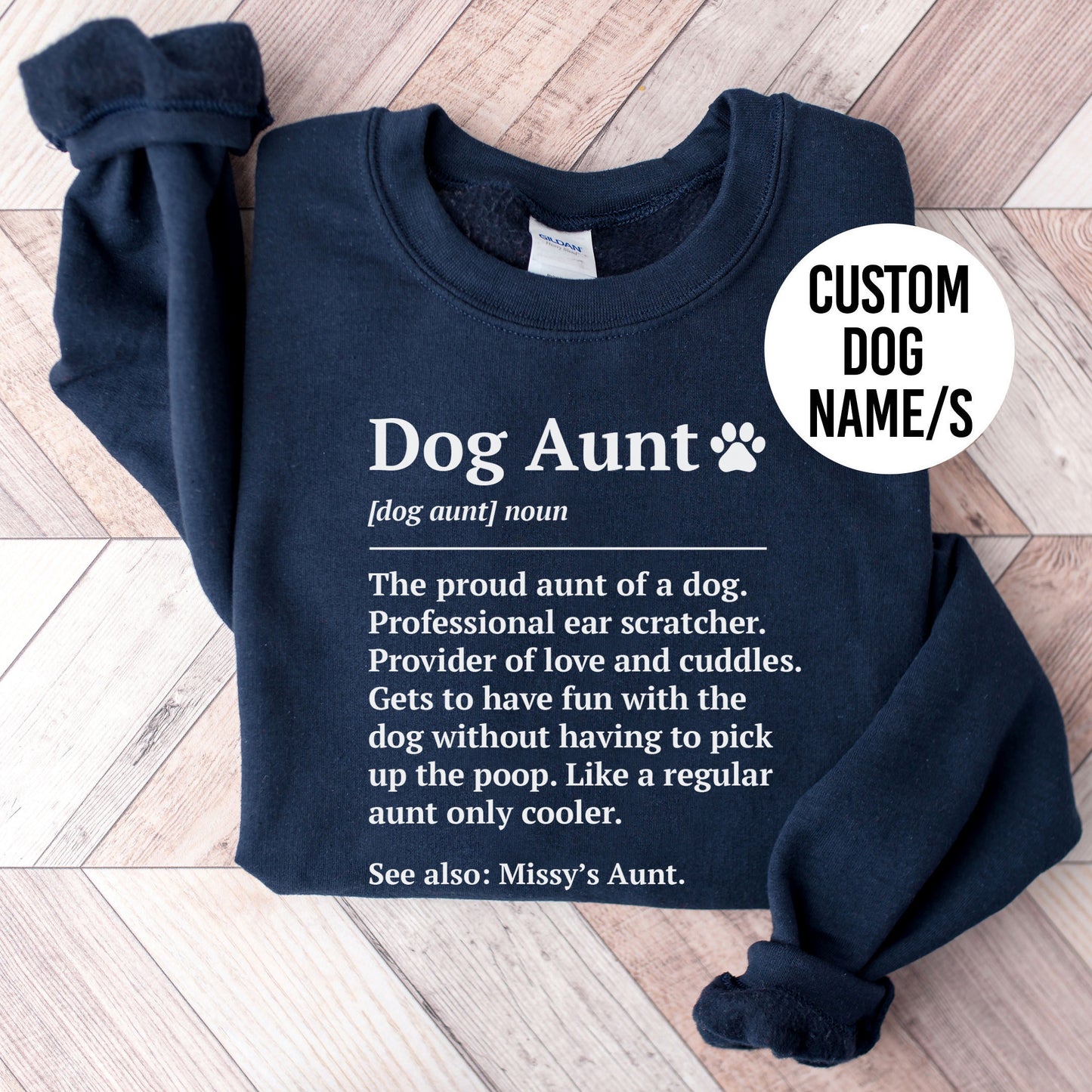 Dog Aunt/Auntie Definition Sweatshirt