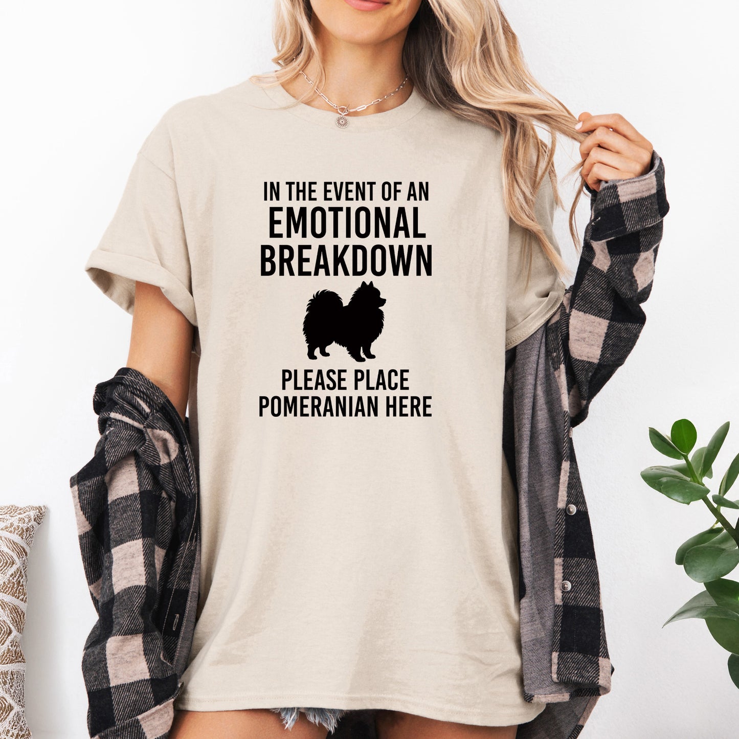 Pomeranian Emotional Breakdown Shirt