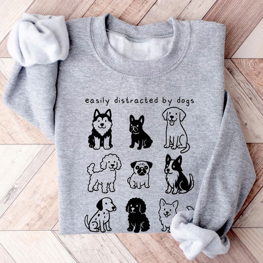 Distracted By Dogs Sweatshirt