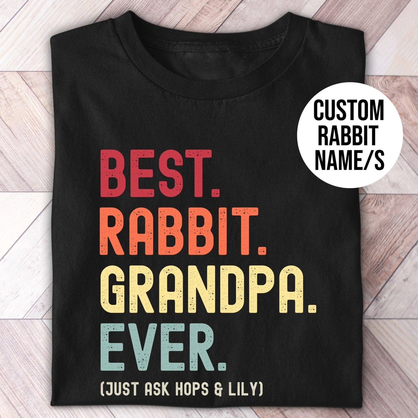 Rabbit Grandpa Shirt - Hi Doggi