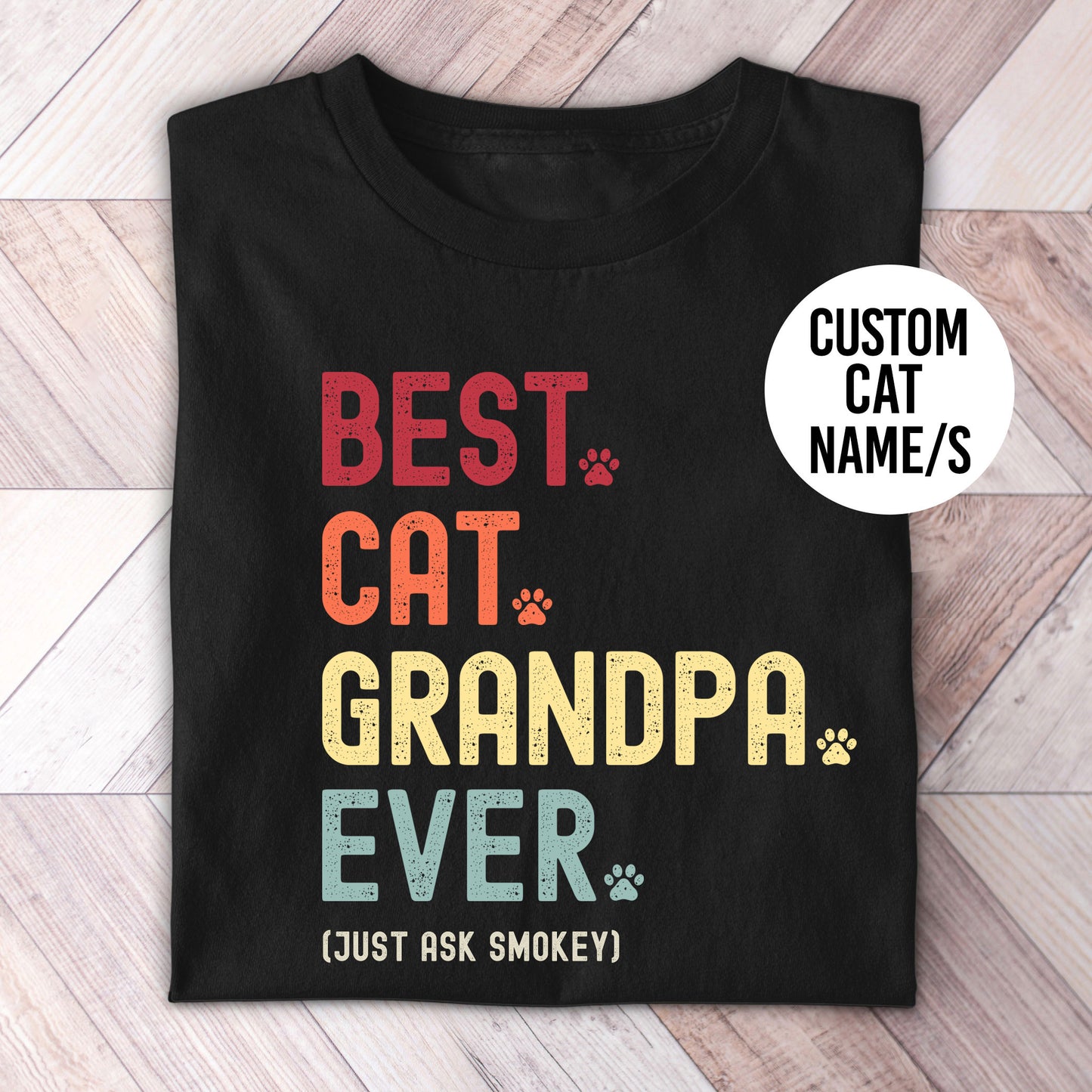 Cat Grandpa Just Ask Shirt