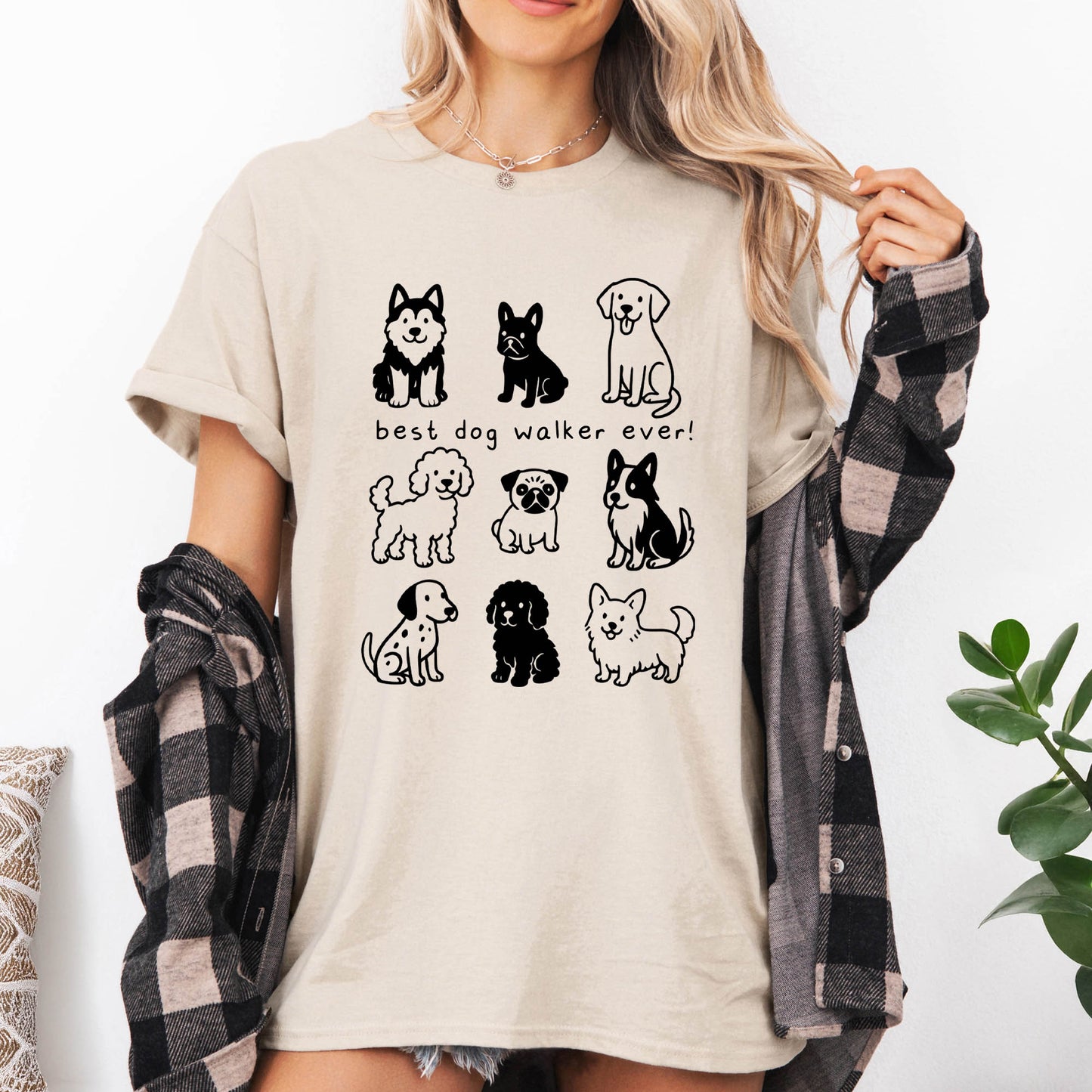 Best Dog Walker Cute Shirt