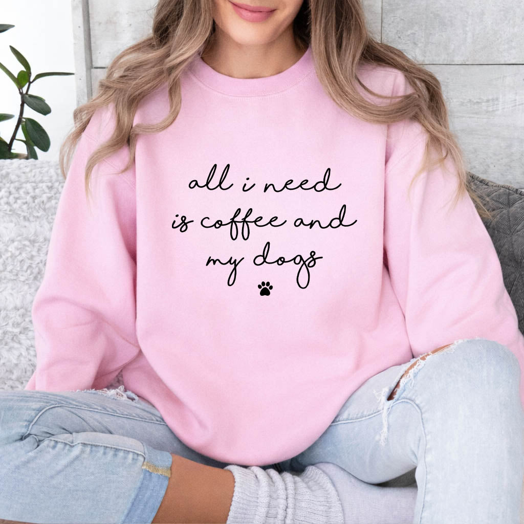 Coffee and Dog Sweatshirt