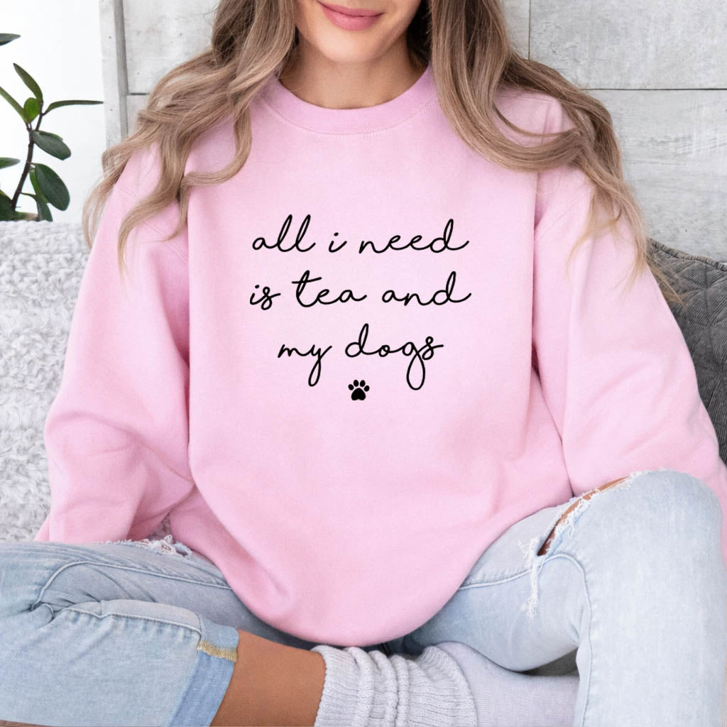 Tea and Dog Sweatshirt