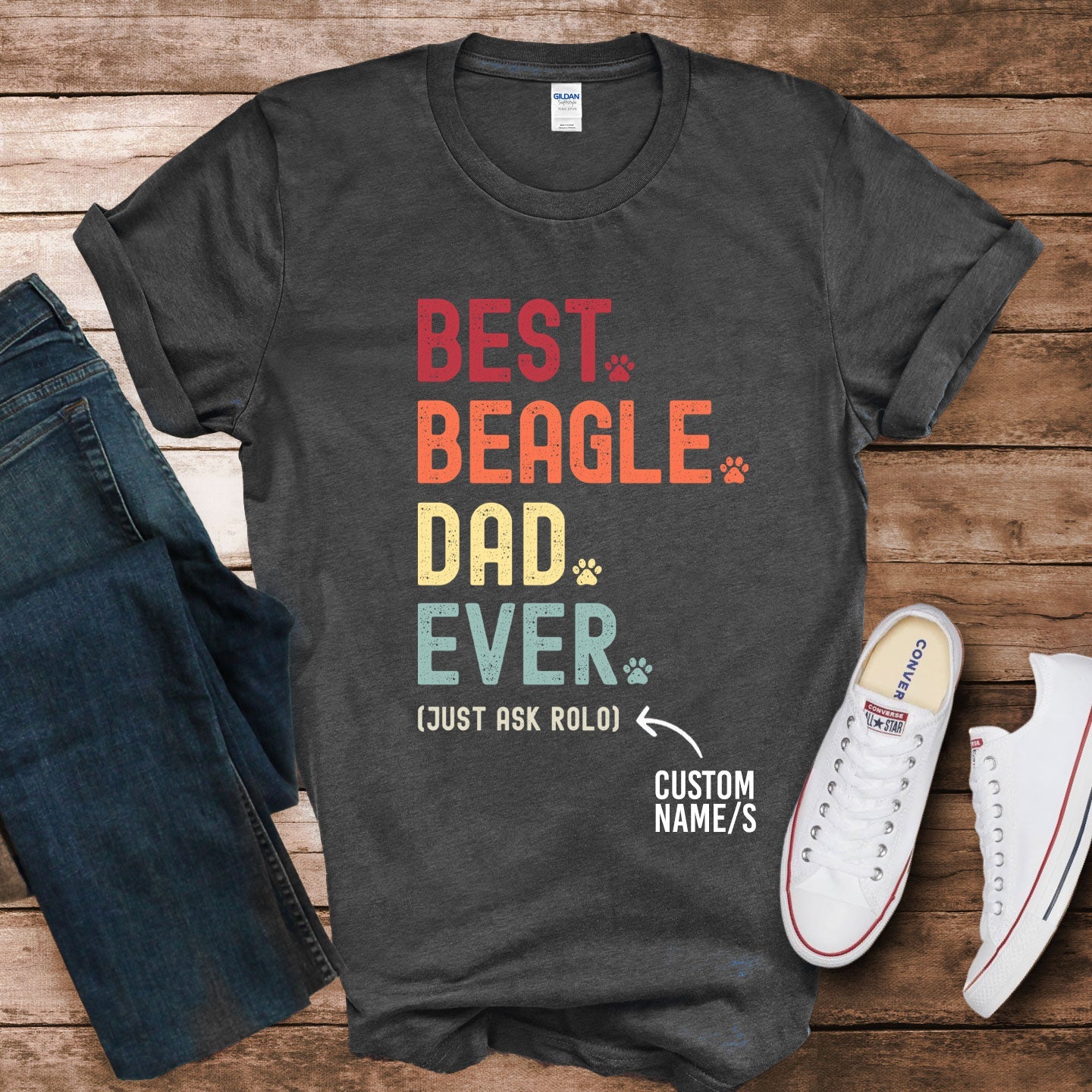 Beagle Dad Just Ask Shirt - Hi Doggi