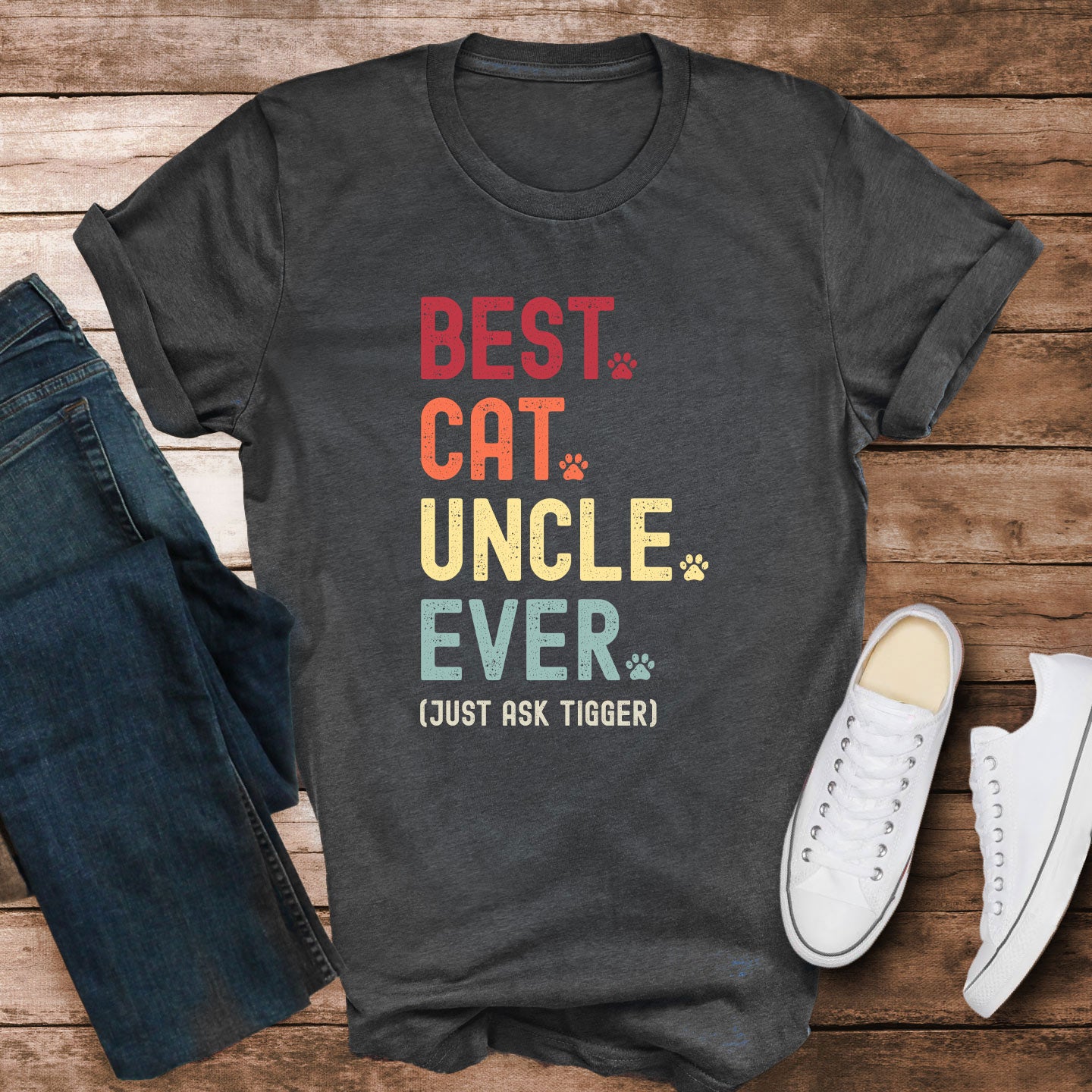 Cat Uncle Just Ask Shirt