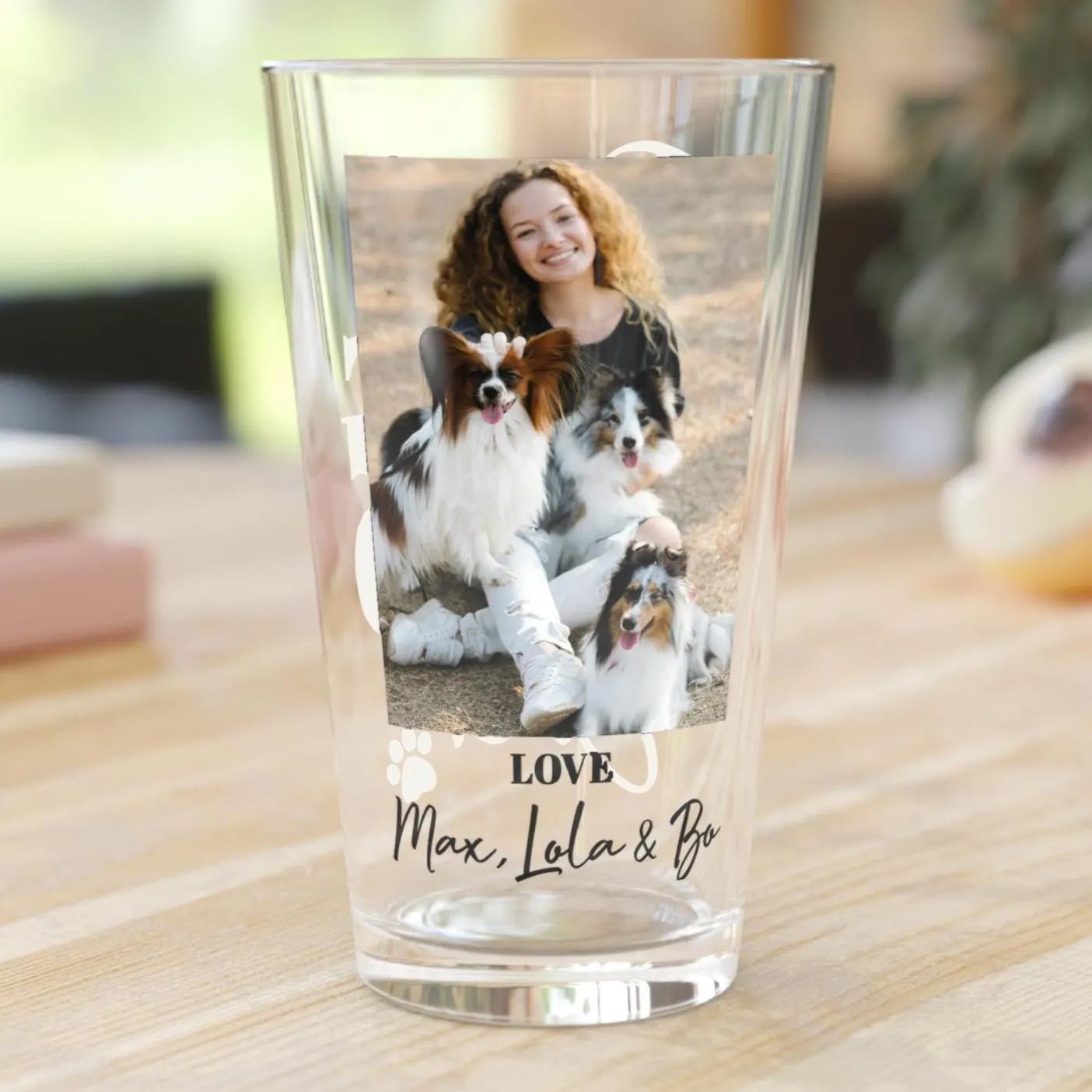 Best Dog Mom Ever Pint Glass - Hi Doggi
