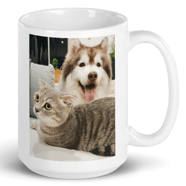 Best Grandpaw Photo Mug - Hi Doggi