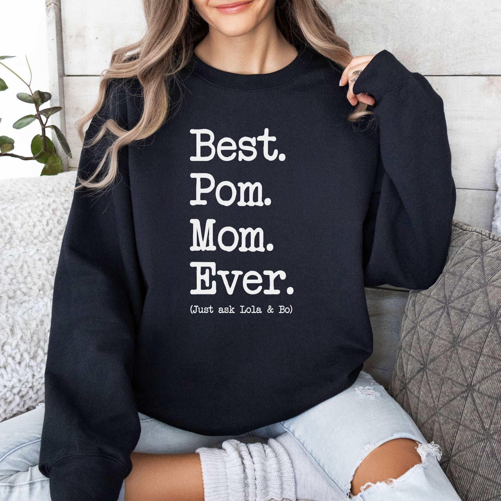 Best Pom Mama Type Sweatshirt - Hi Doggi