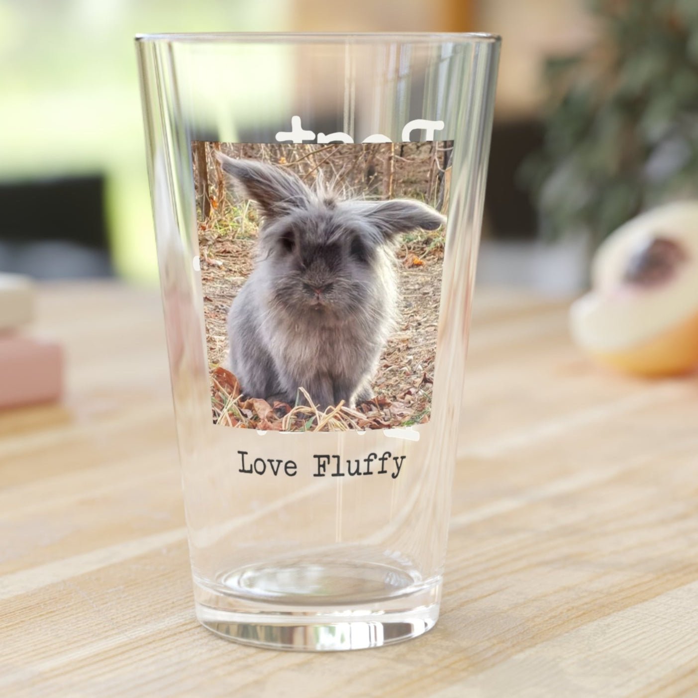 Best Rabbit Dad Pint Glass - Hi Doggi