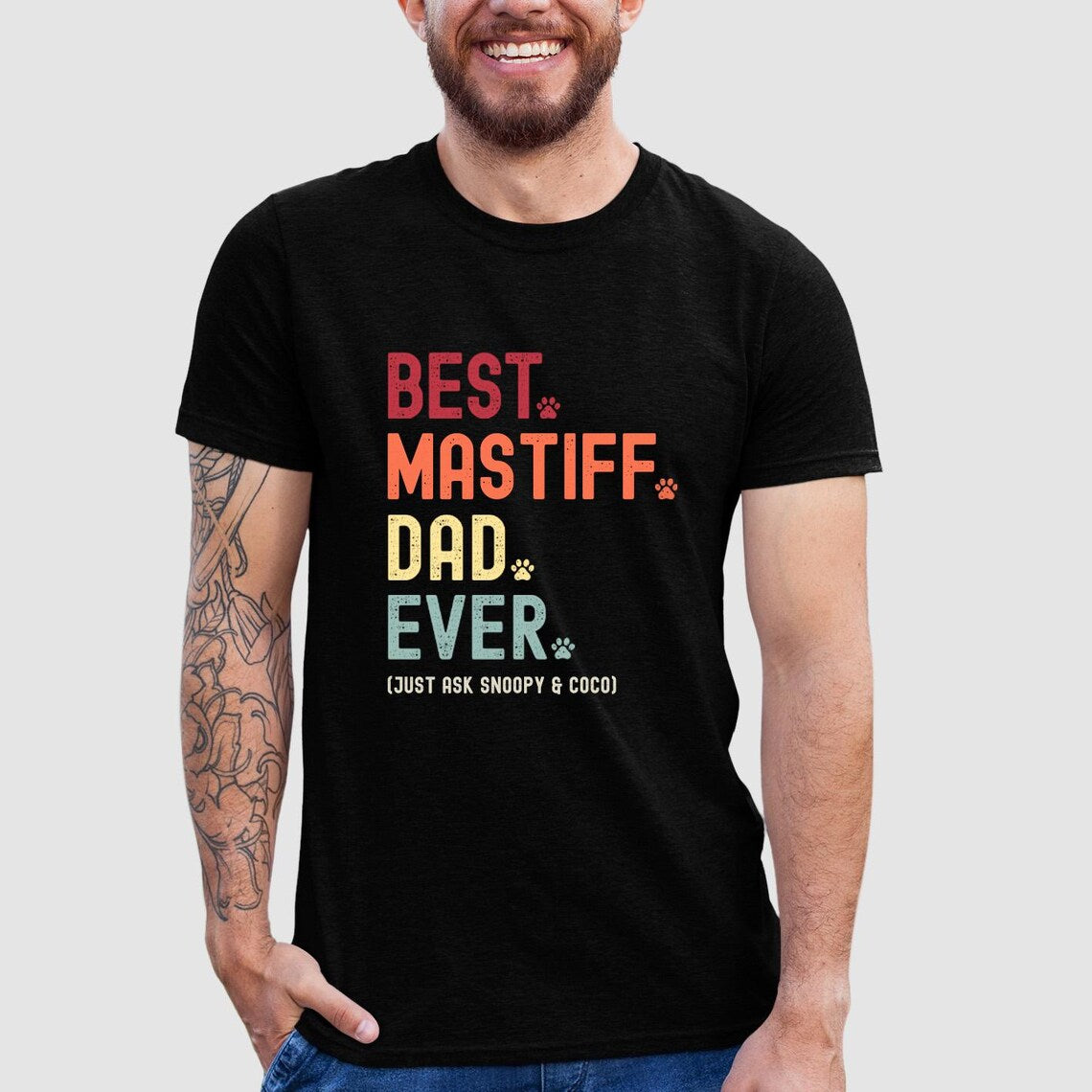 Mastiff Dad Just Ask Shirt