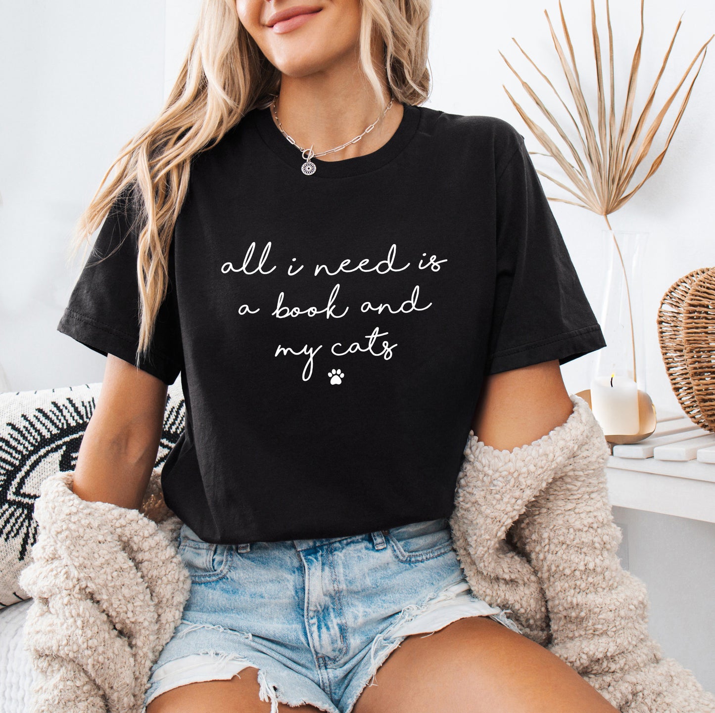 Book and My Cat Shirt