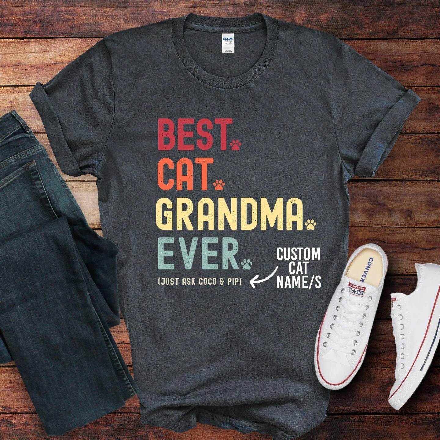 Cat Grandma Just Ask Shirt - Hi Doggi
