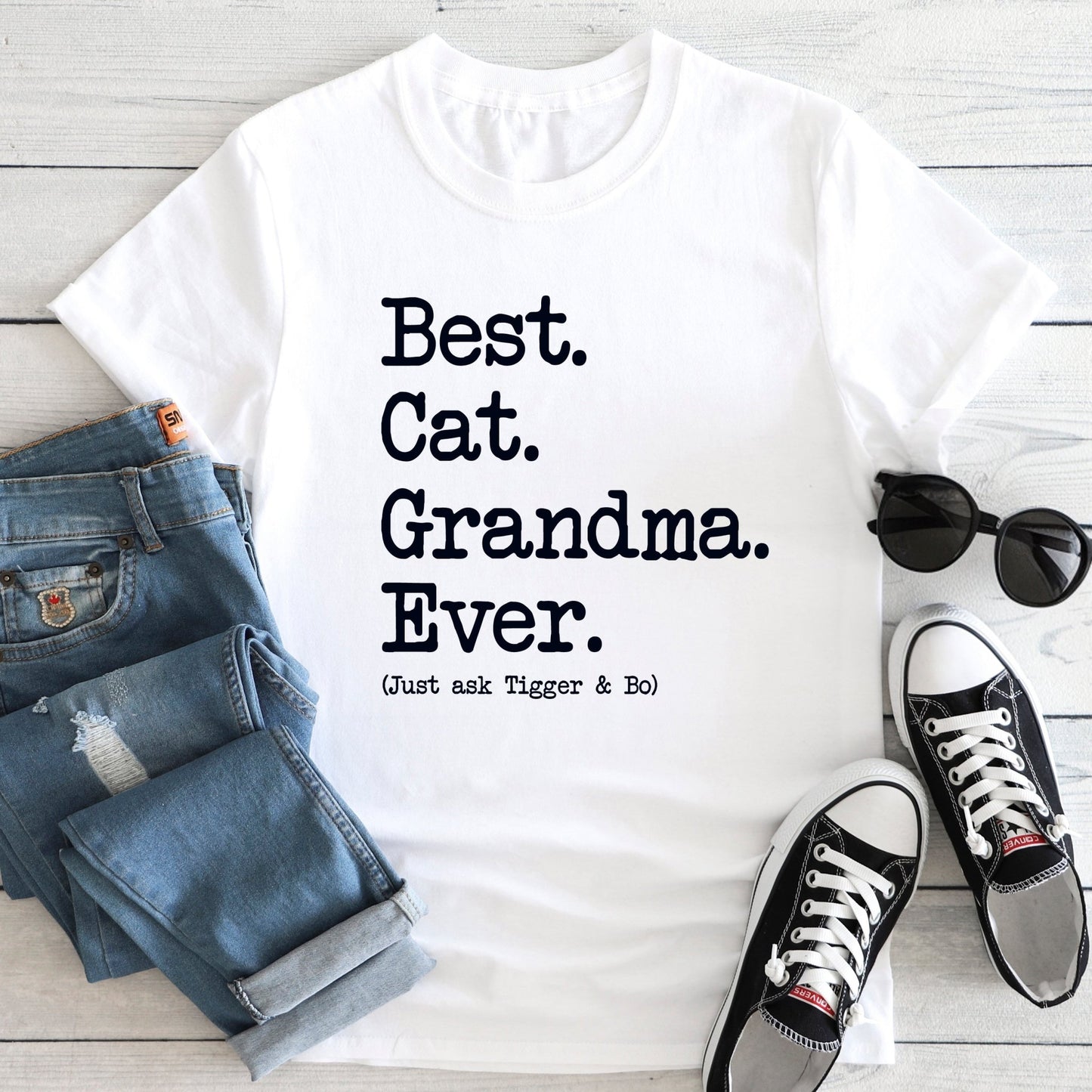Cat Grandma Type Shirt - Hi Doggi