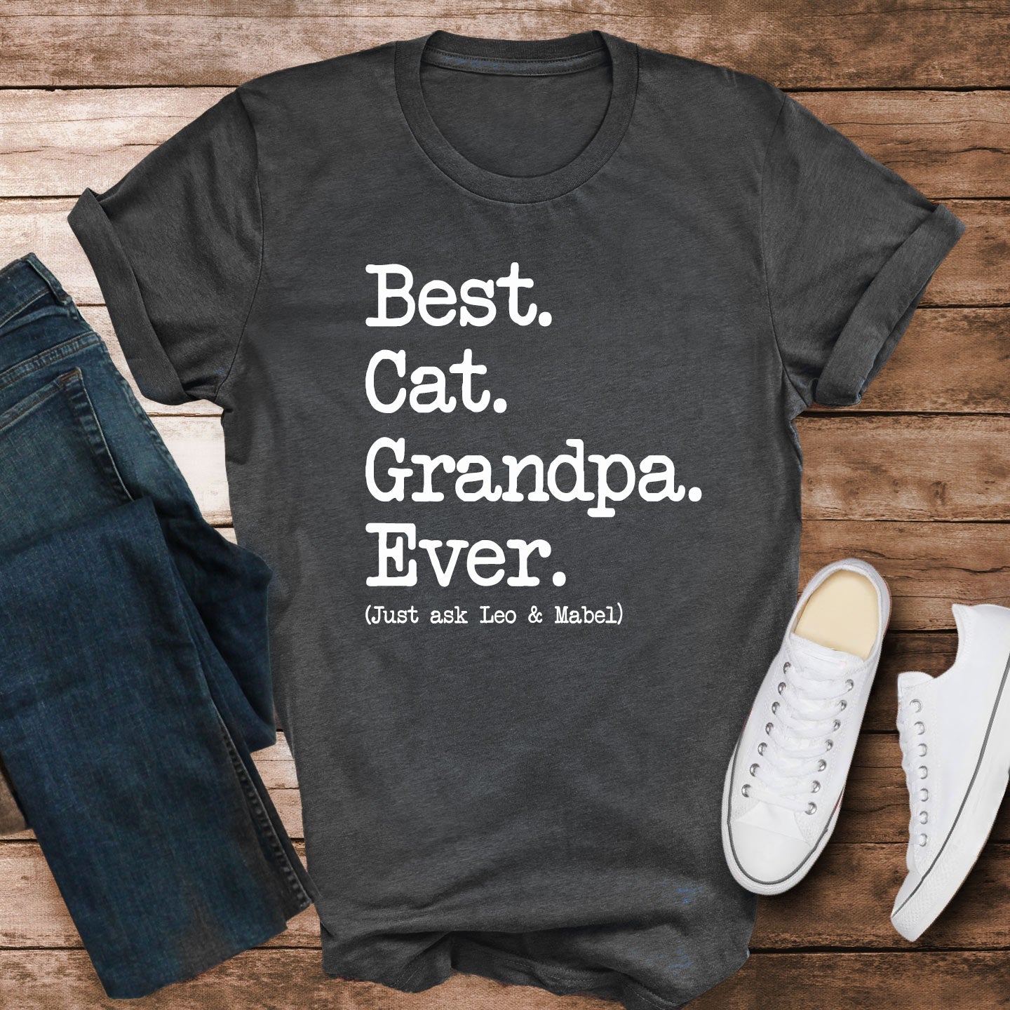 Cat Grandpa Type Shirt - Hi Doggi