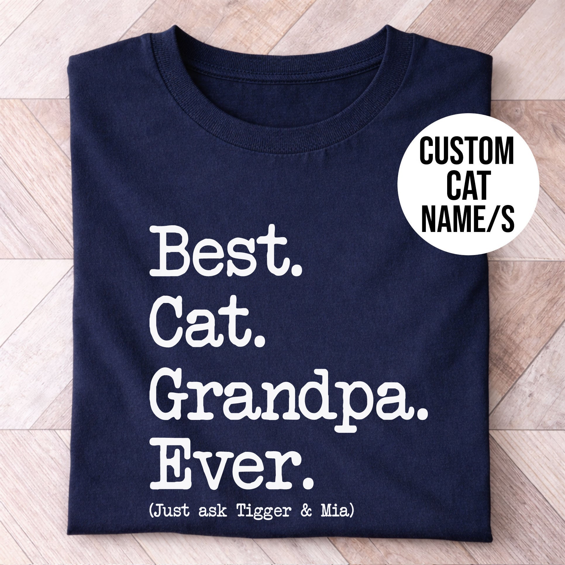 Cat Grandpa Type Shirt - Hi Doggi