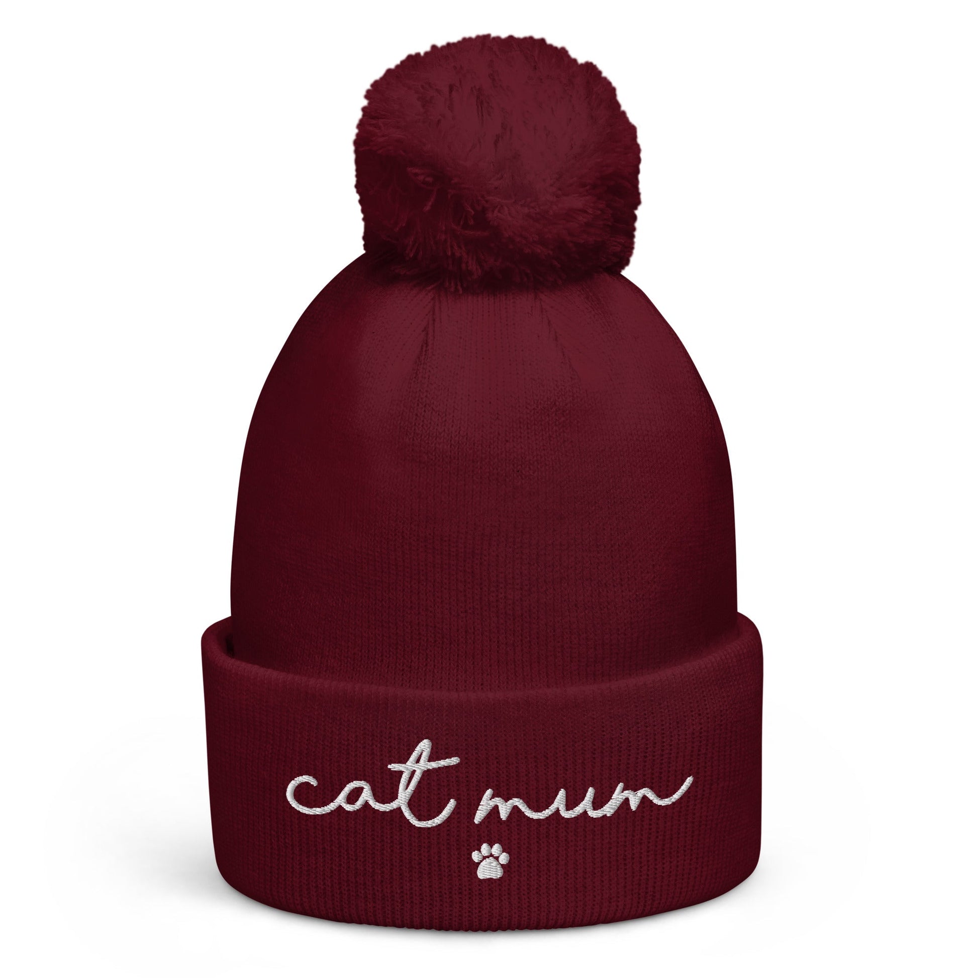 Cat Mum Pom Pom Beanie - Hi Doggi