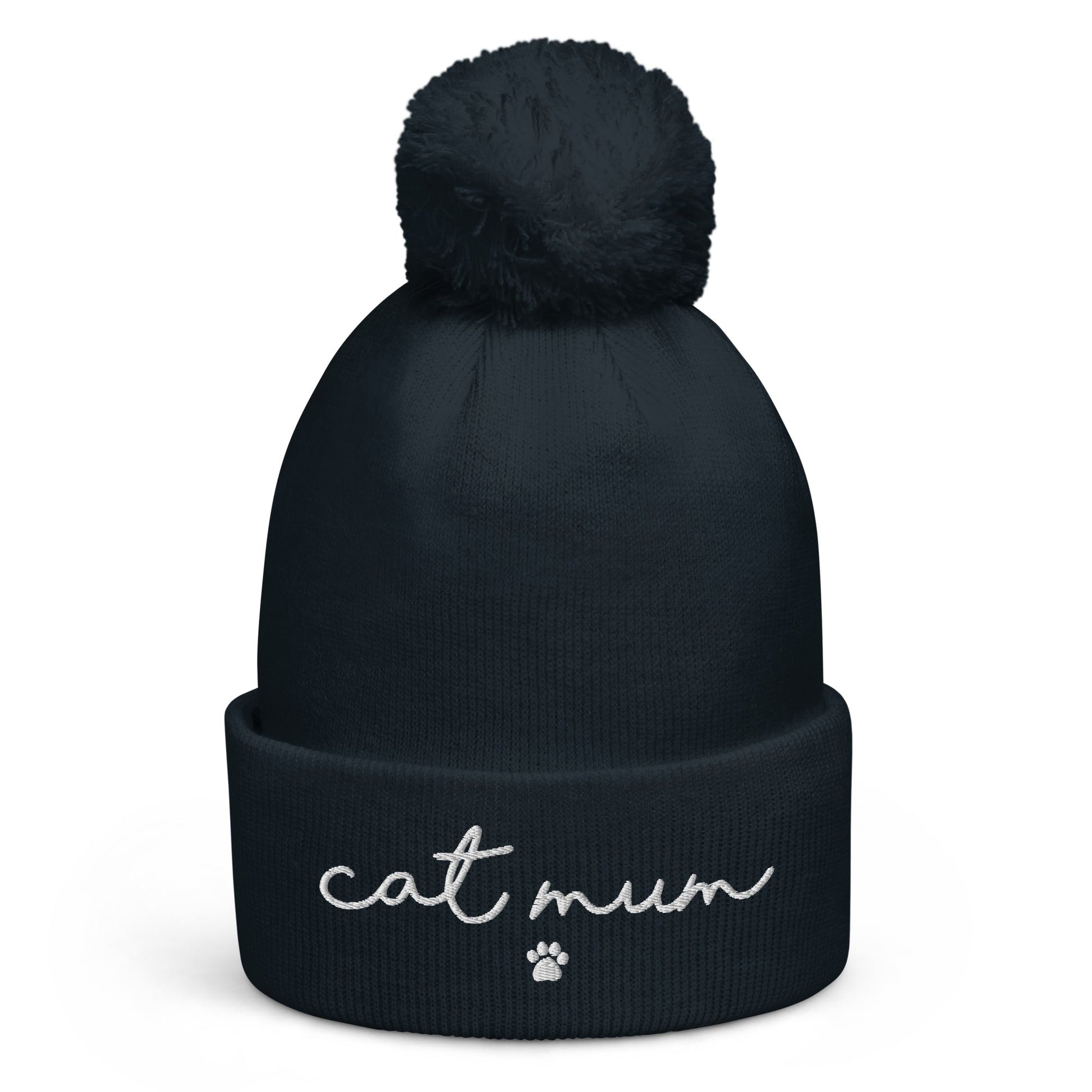 Cat Mum Pom Pom Beanie - Hi Doggi