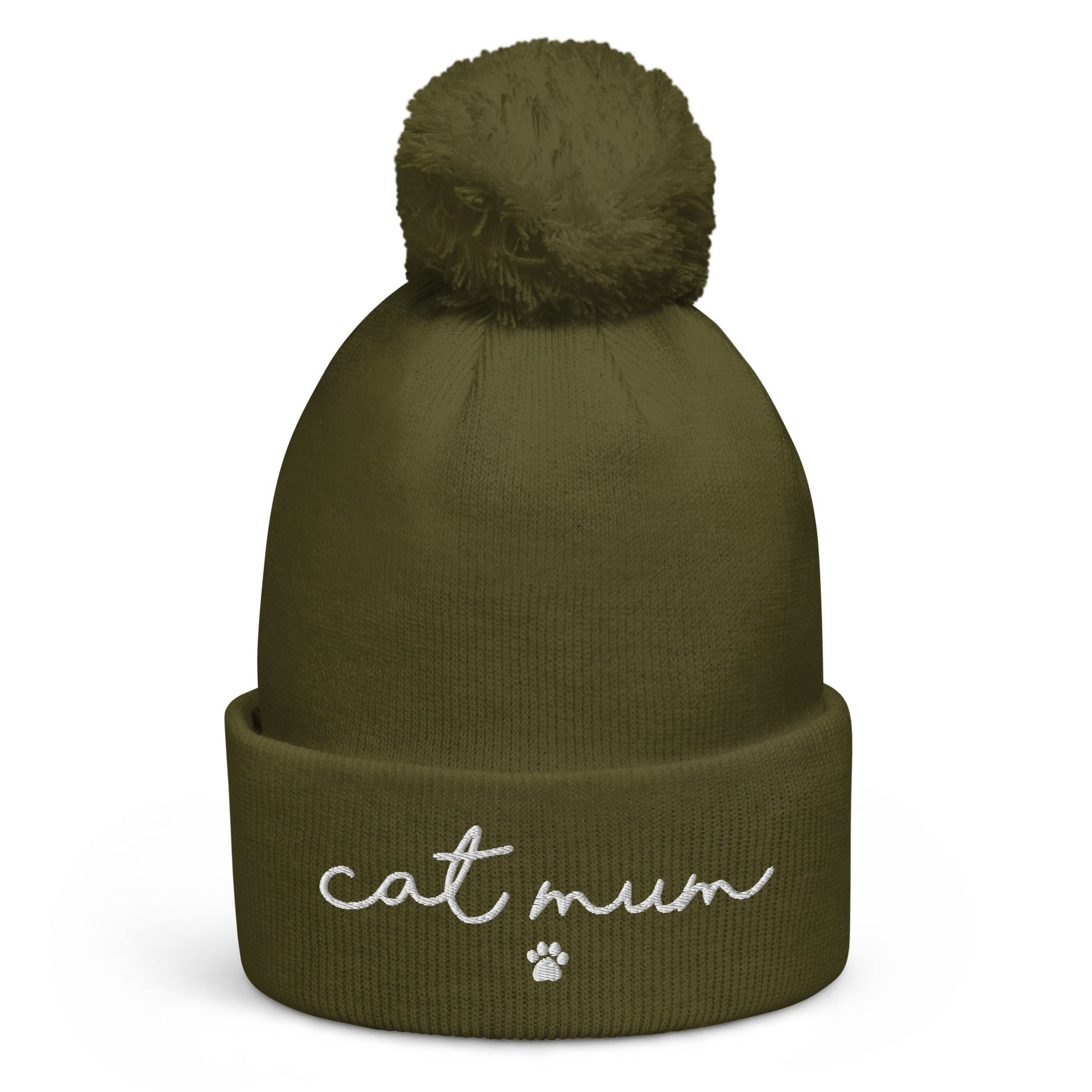 Cat Mum Pom Pom Beanie - Hi Doggi