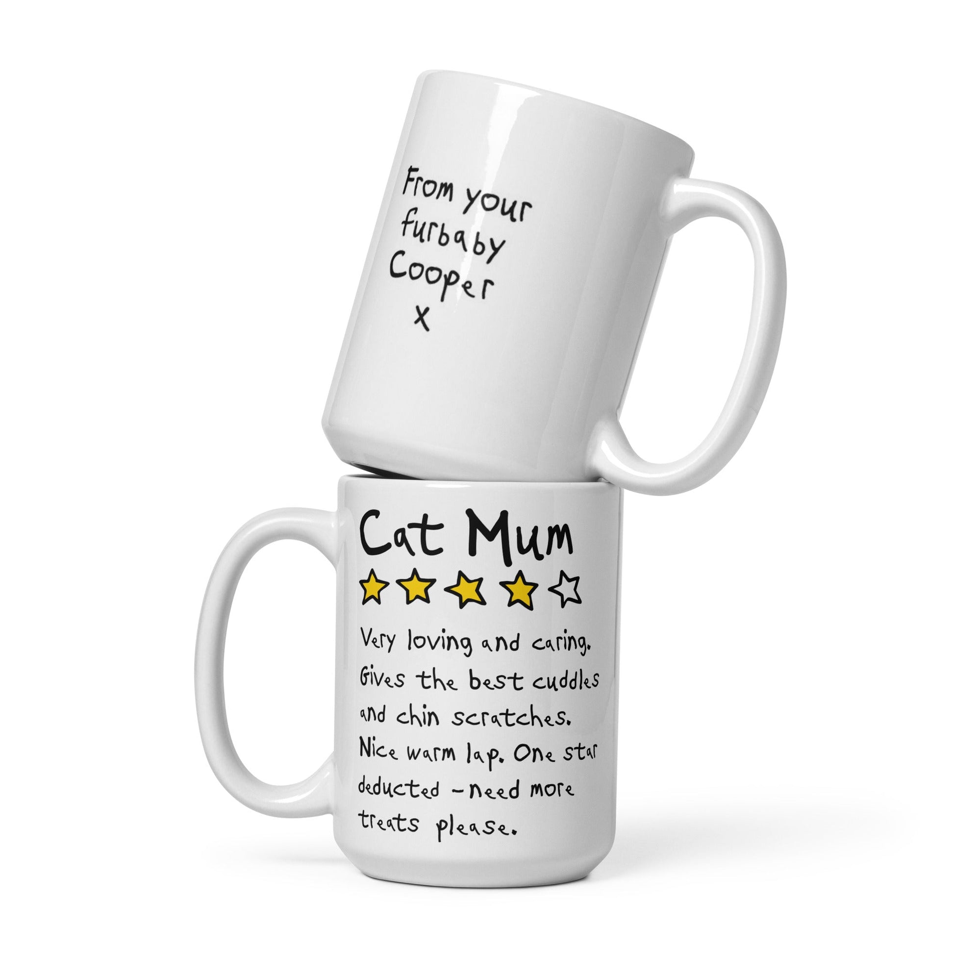 Cat Mum Review Mug - Hi Doggi