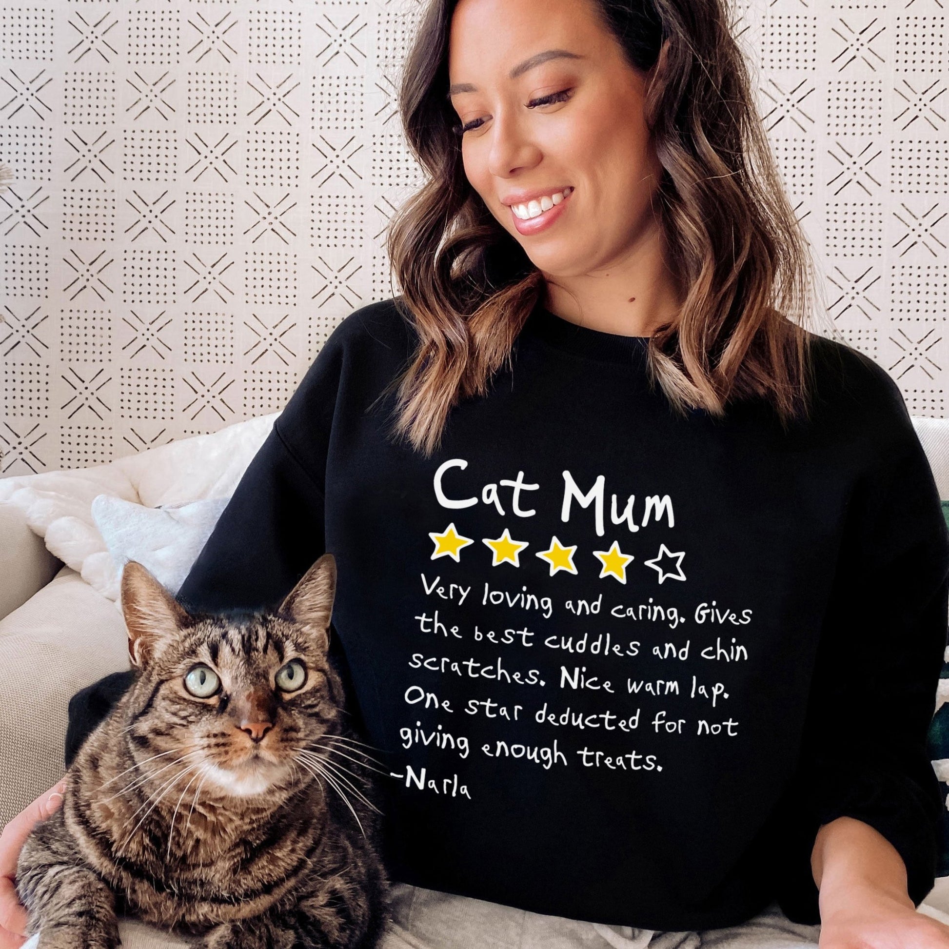 Cat Mum Review Sweatshirt - Hi Doggi