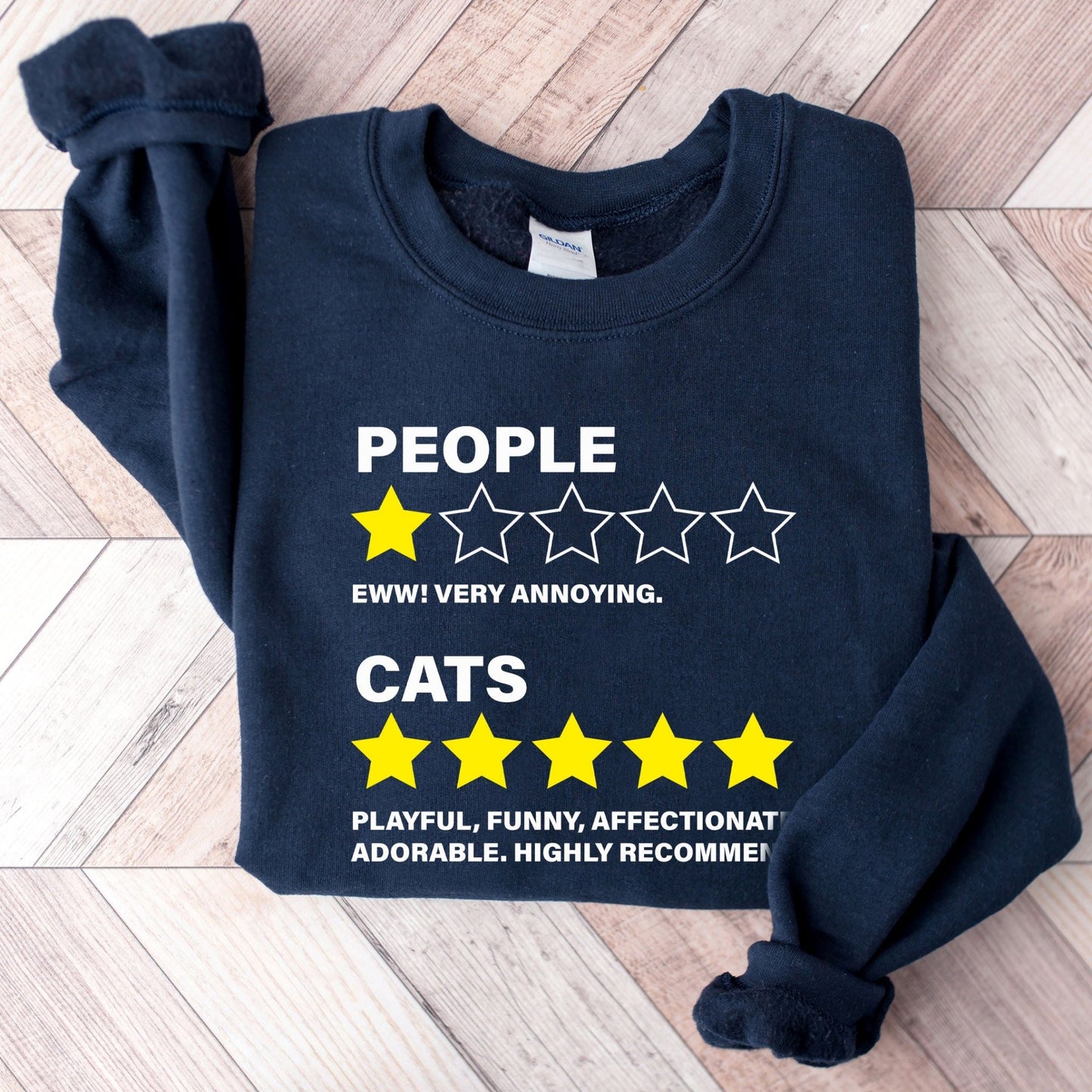 Cat Review Sweatshirt - Hi Doggi