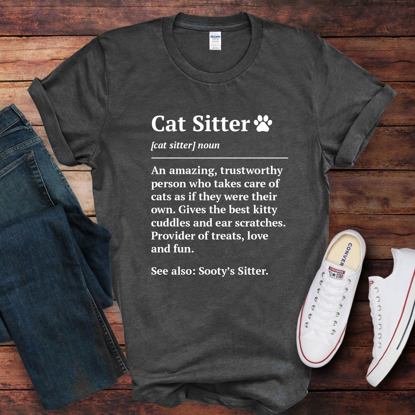 Cat Sitter Definition Shirt - Hi Doggi