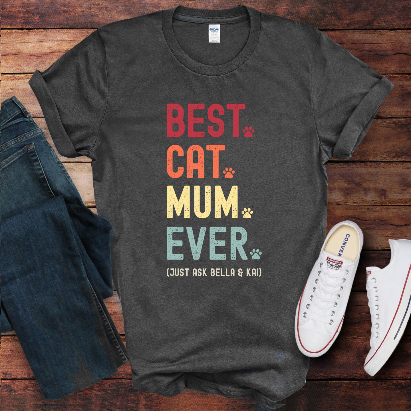 Cat Mum Just Ask Shirt