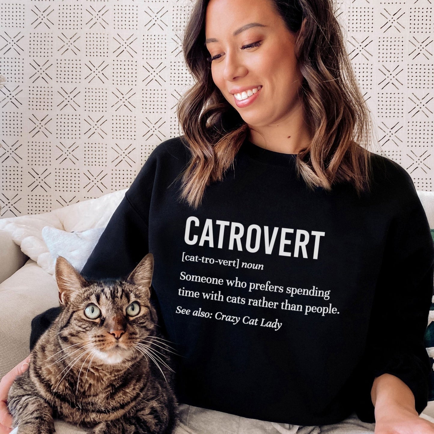 Catrovert Custom Sweatshirt - Hi Doggi