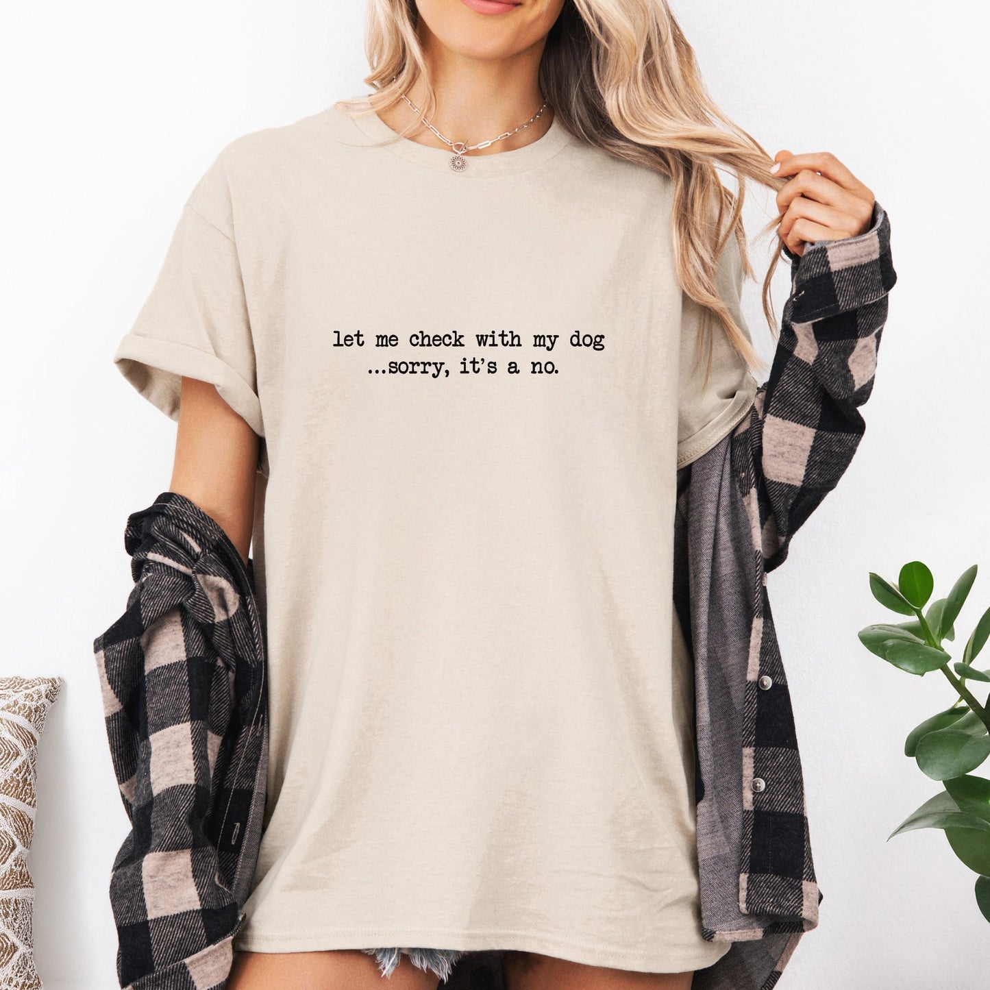 Check With My Dog Shirt - Hi Doggi