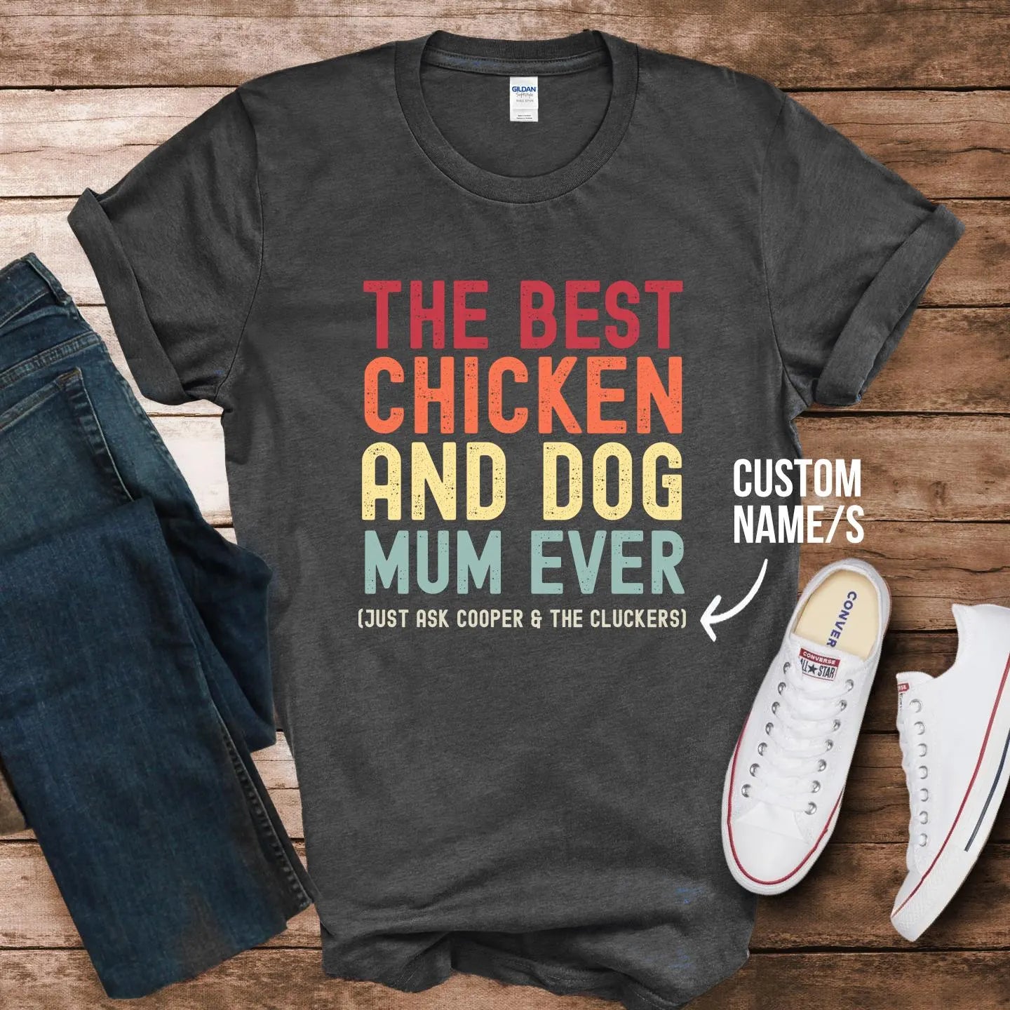 Chicken And Dog Mum Just Ask Shirt