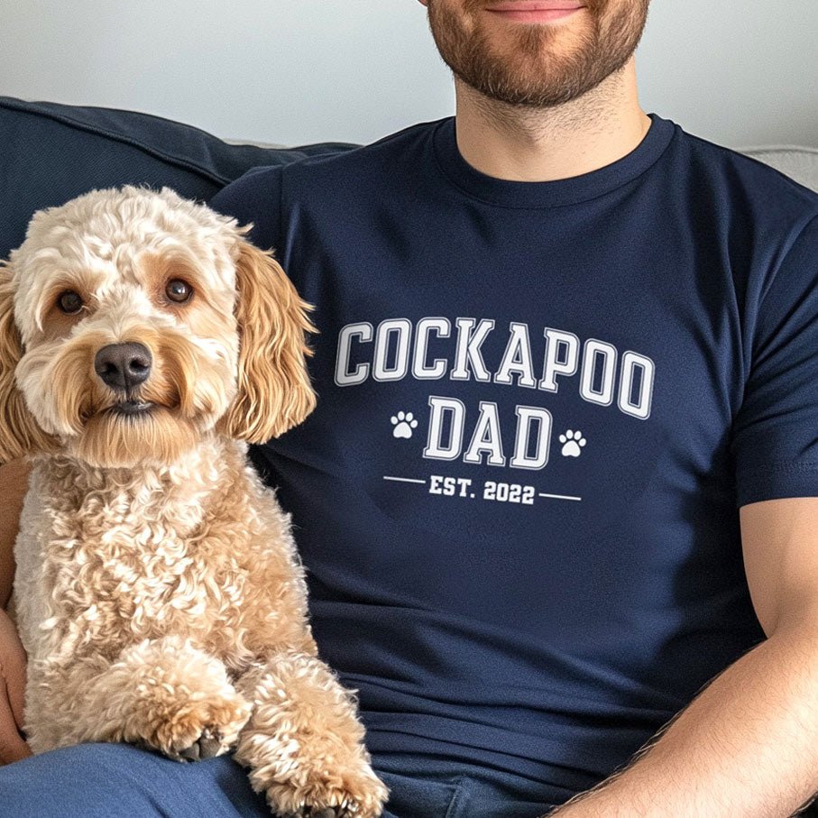 Cockapoo Dad Custom Year Shirt - Hi Doggi