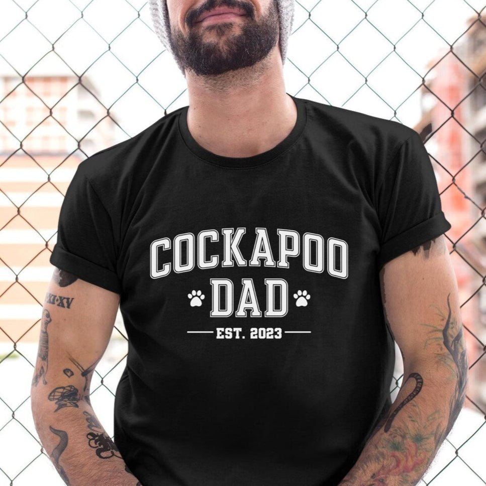 Cockapoo Dad Custom Year Shirt - Hi Doggi