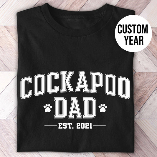 Cockapoo Dad Custom Year Shirt - Hi Doggi