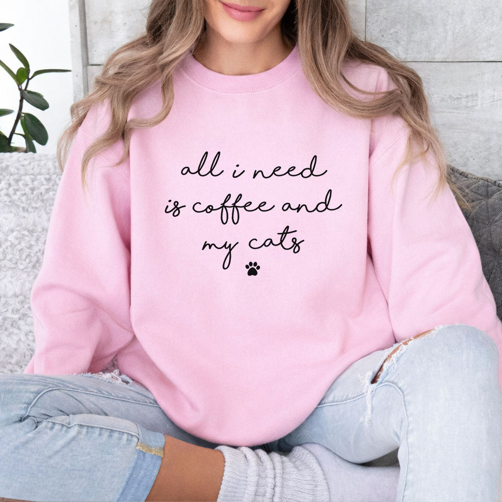 Coffee and My Cat Sweatshirt