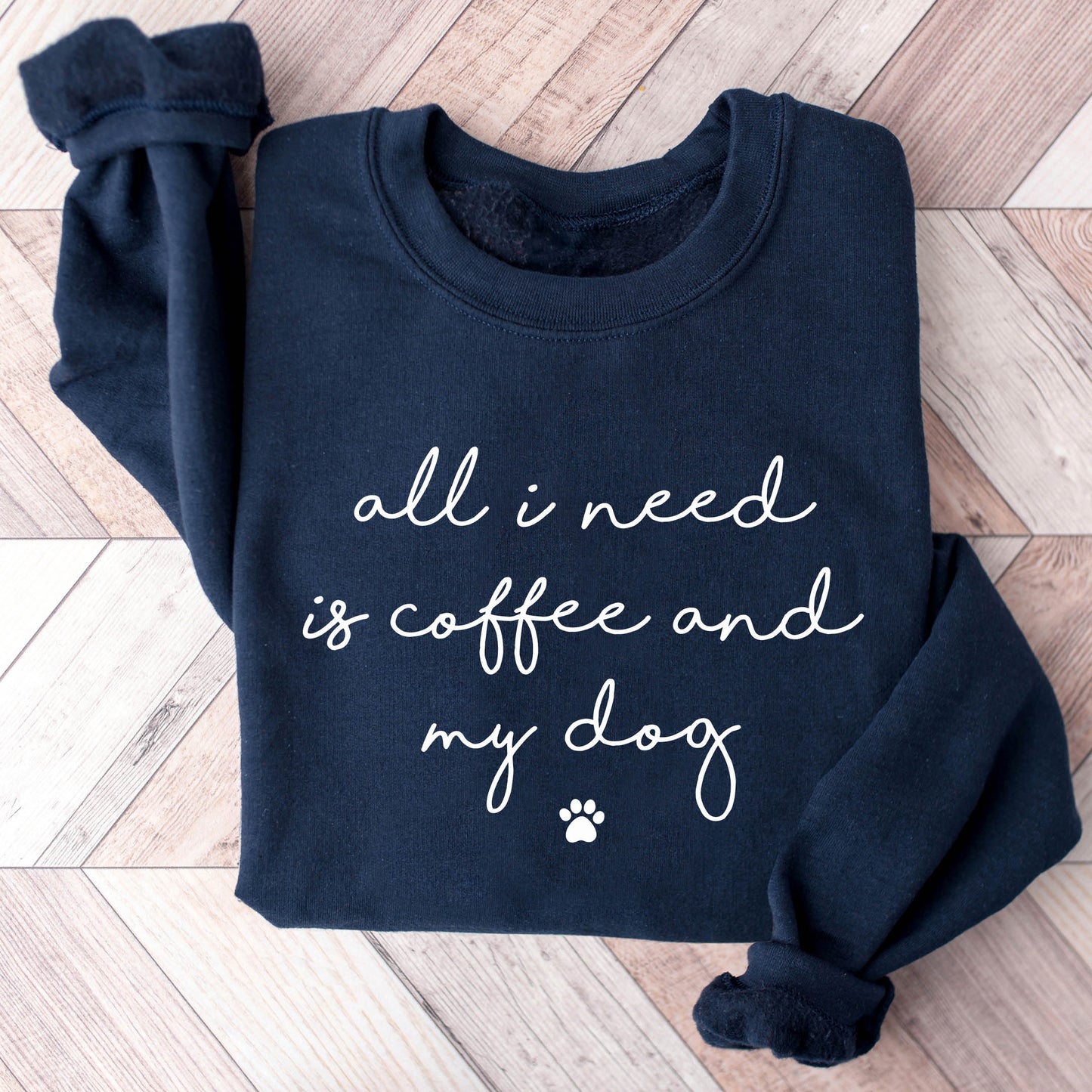 Coffee and Dog Sweatshirt