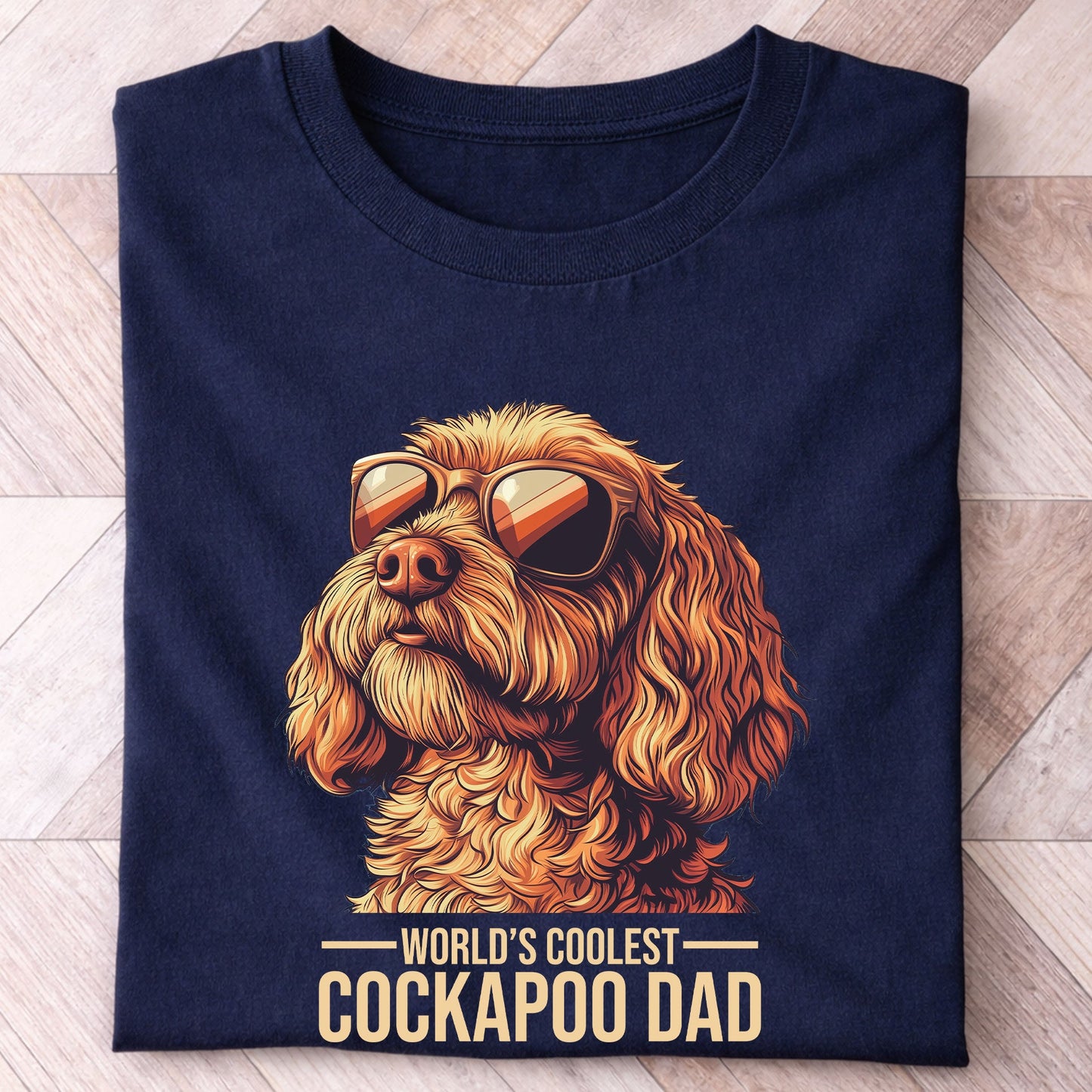 Coolest Cockapoo Dad Shirt - Hi Doggi