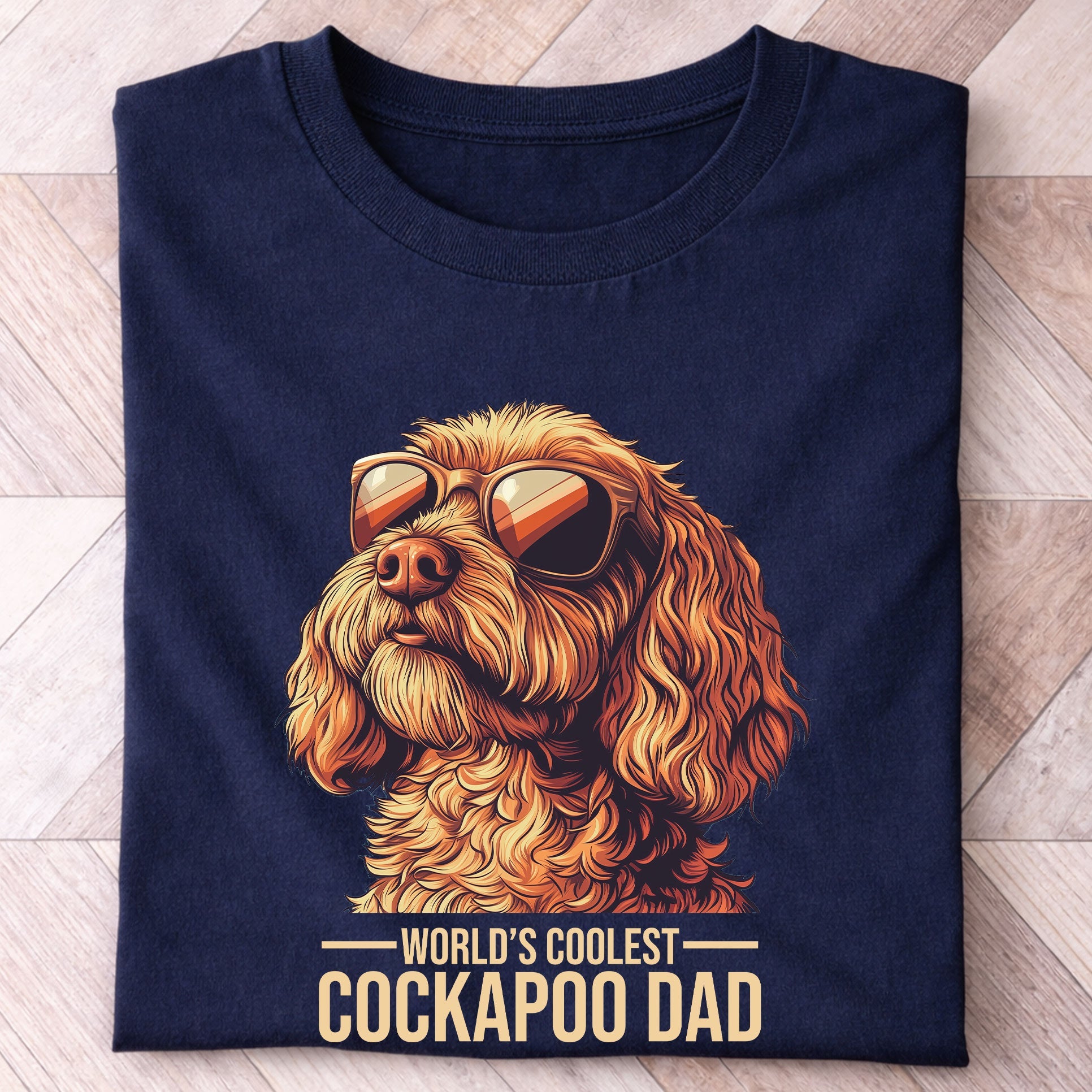 Coolest Cockapoo Dad Shirt - Hi Doggi