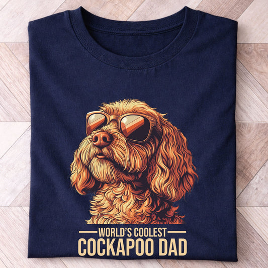 Coolest Cockapoo Dad Shirt - Hi Doggi