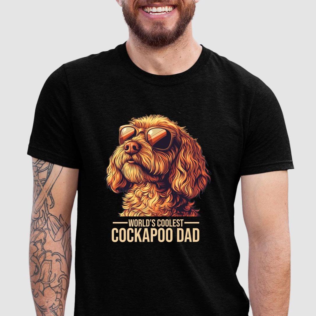 Coolest Cockapoo Dad Shirt - Hi Doggi