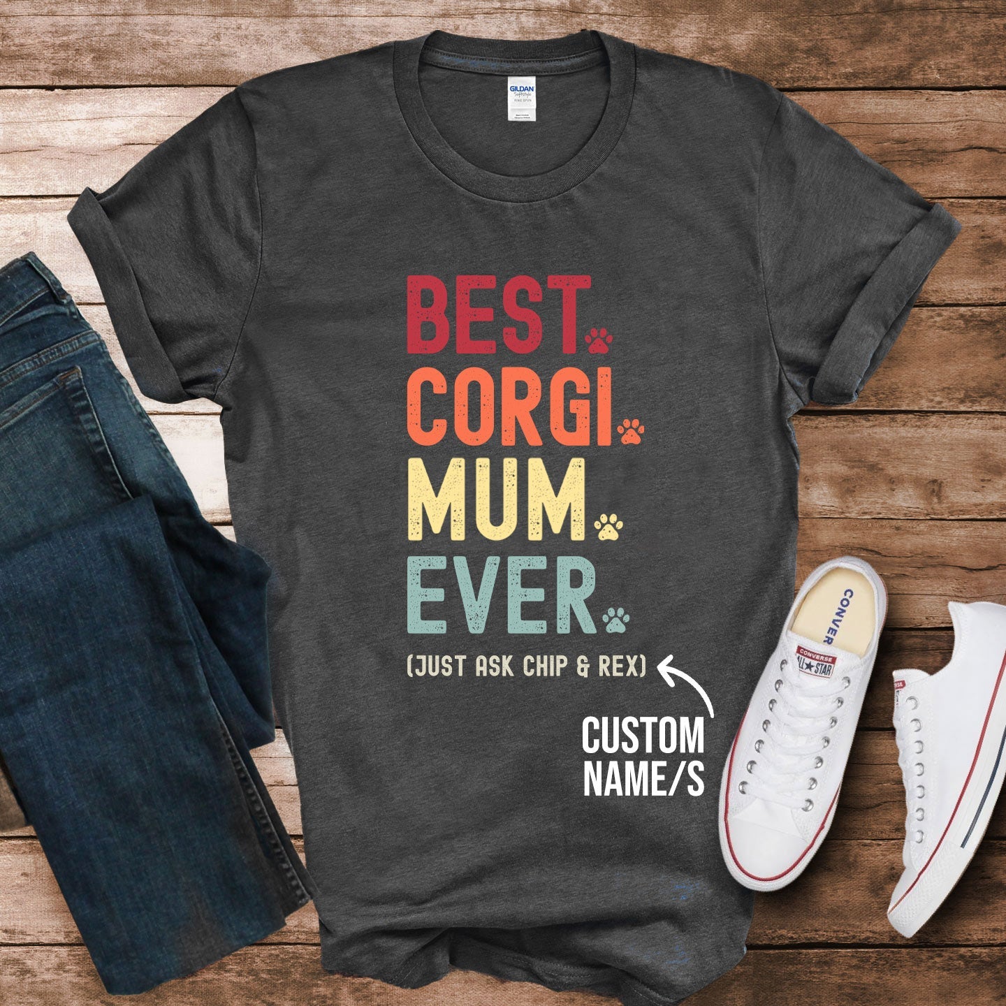 Corgi Mum Just Ask Shirt - Hi Doggi