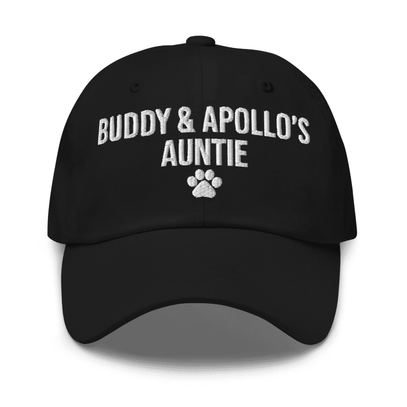 Custom Name Auntie Cap - Hi Doggi