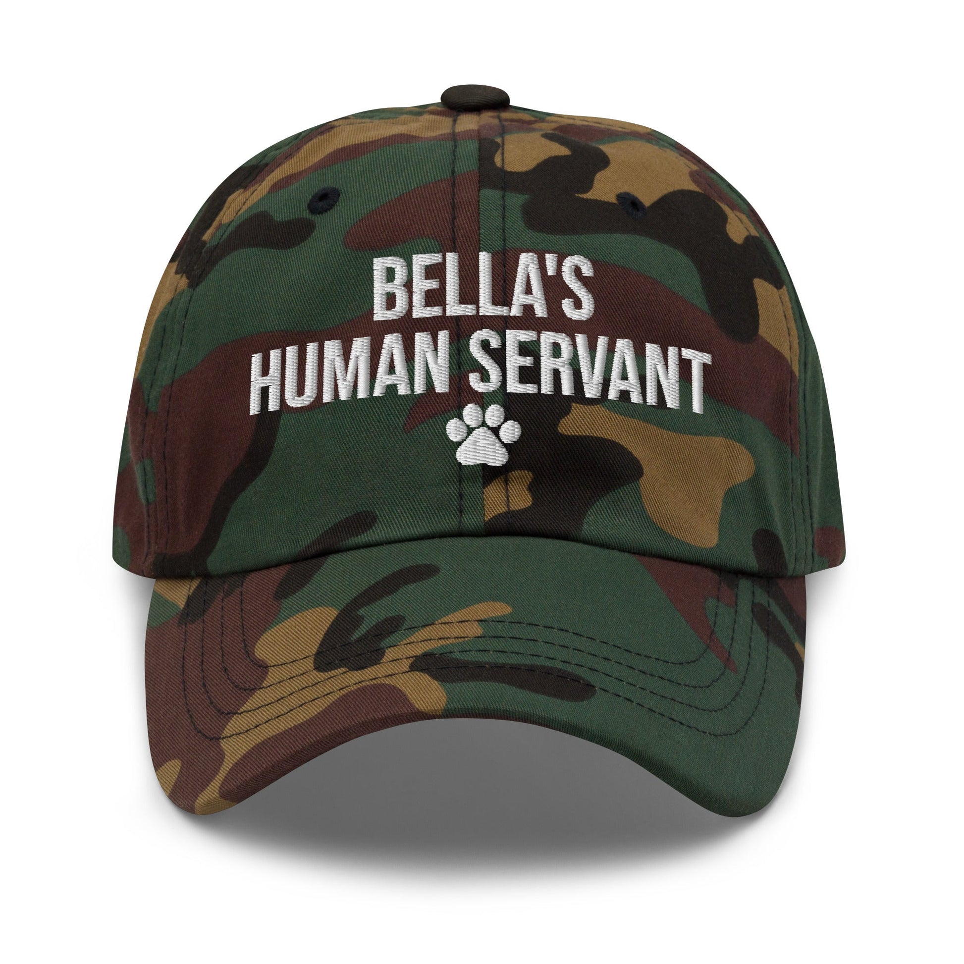 Custom Name Human Servant Cap - Hi Doggi