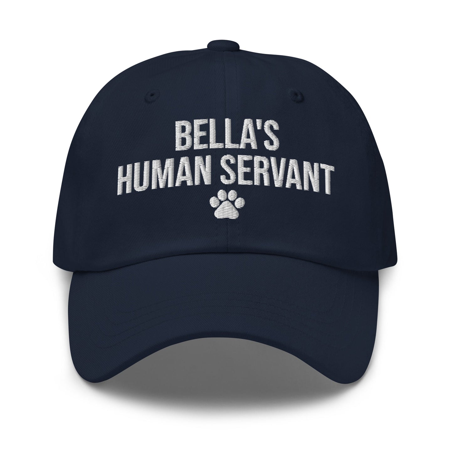 Custom Name Human Servant Cap - Hi Doggi