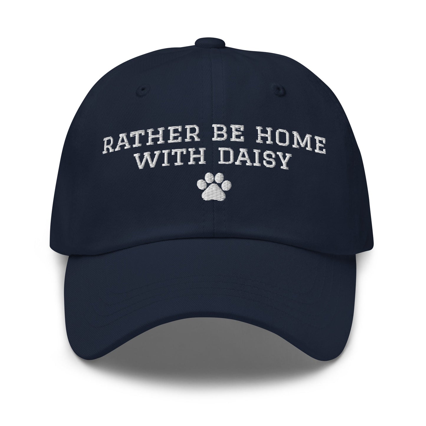 Custom Name Rather Be Home Cap - Hi Doggi